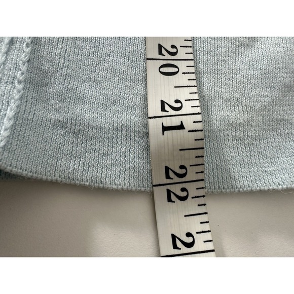 Koret Sweater Top Women's PXL Floral Embroidered  Button Up Stretch Short Sleeve - Picture 6 of 6